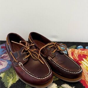 Timberland Rich Brown Leather Boat Shoes